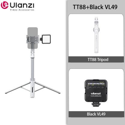 Ulanzi TT88 1.44m Overhead Phone Tripod with Magnetic Clamp