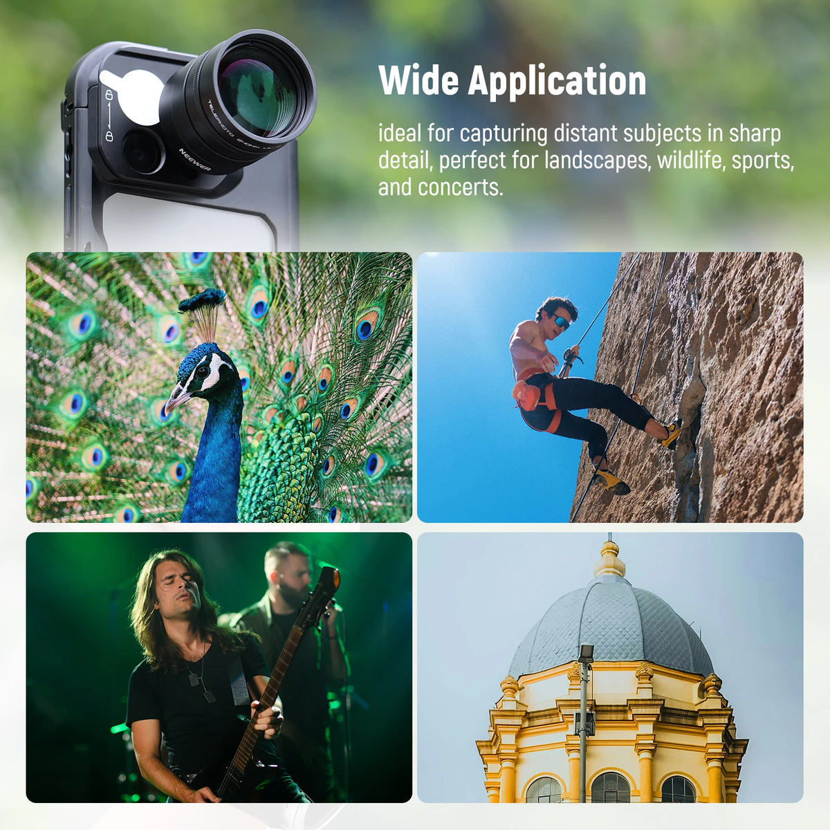 NEEWER 2x Smartphone Telephoto Converter Lens