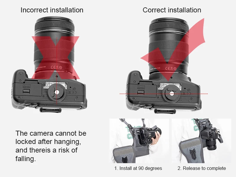 FOMITO Dual Camera Harness & Chest Carry System