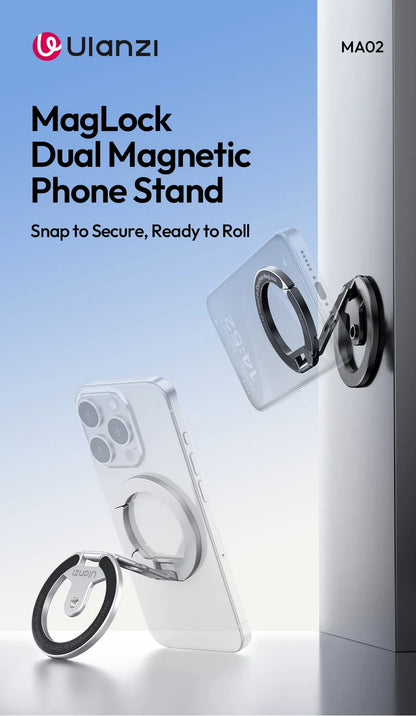 Ulanzi MA02 MagLock Dual Magnetic Phone Stand