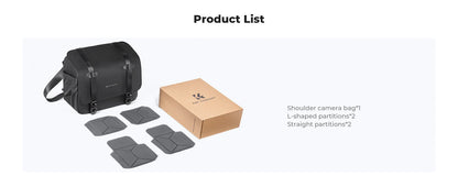K&F Concept 10L Camera Sling Bag with Rain Cover