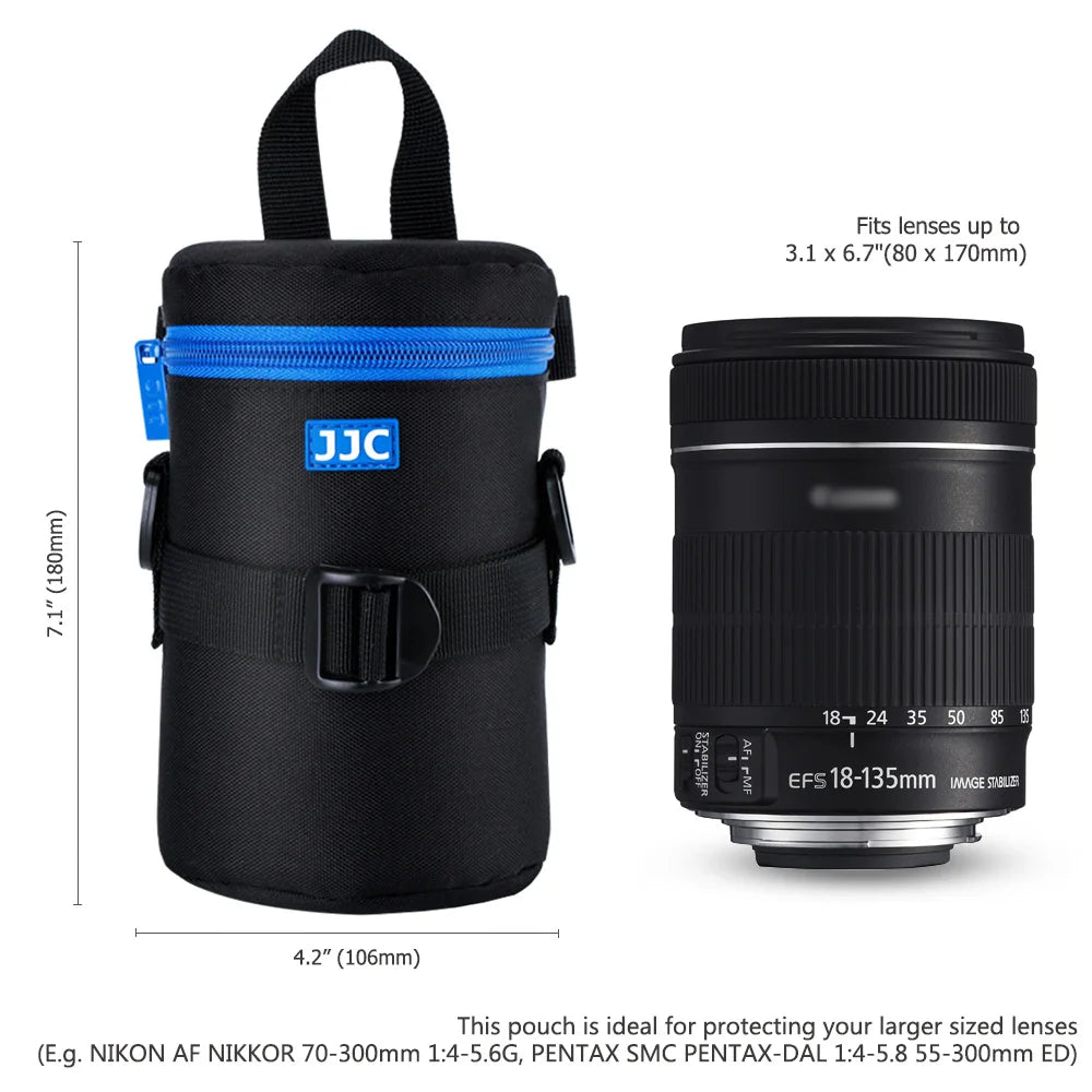 JJC Deluxe Camera Lens Pouch DLP-II Series