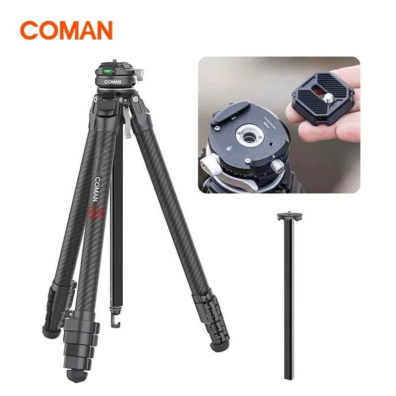 COMAN Zero F38 Carbon Fibre Travel Tripod