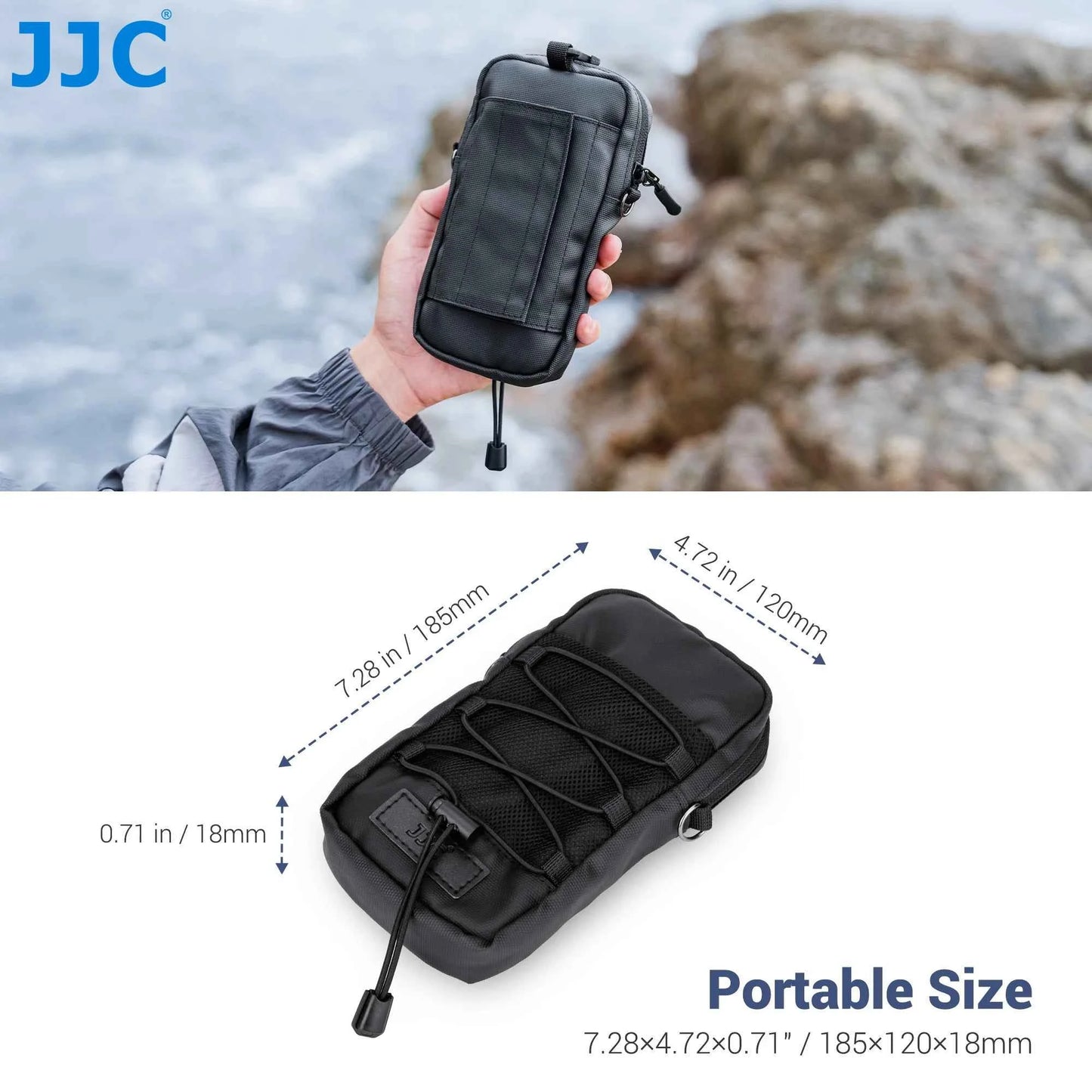 JJC OC-SK8 Shoulder Strap Pouch for Action Cameras & Phones
