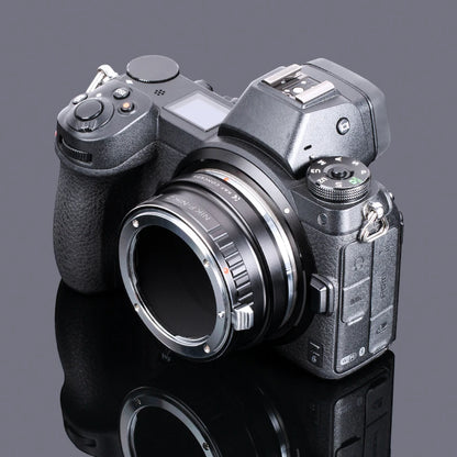 K&F Concept Lens Mount Adapter - Lens Olympus OM / Nikon Z Mount