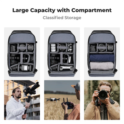 K&F Concept 25L Camera Backpack with Rain Cover