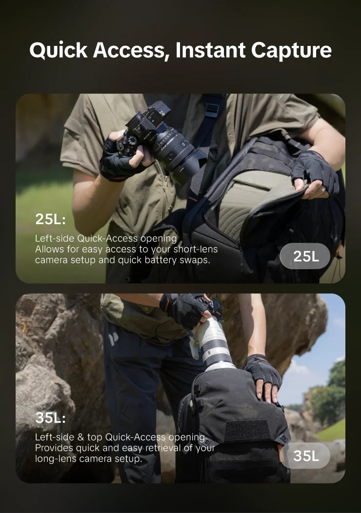 PGYTECH OneMo Tactical Camera Backpack