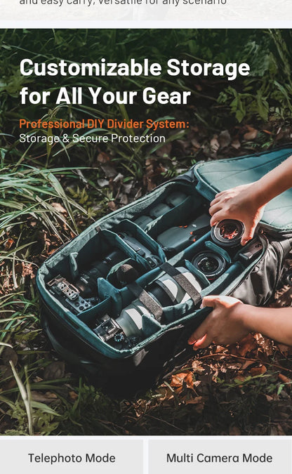 PGYTECH 2-in-1 Roller Camera Backpack