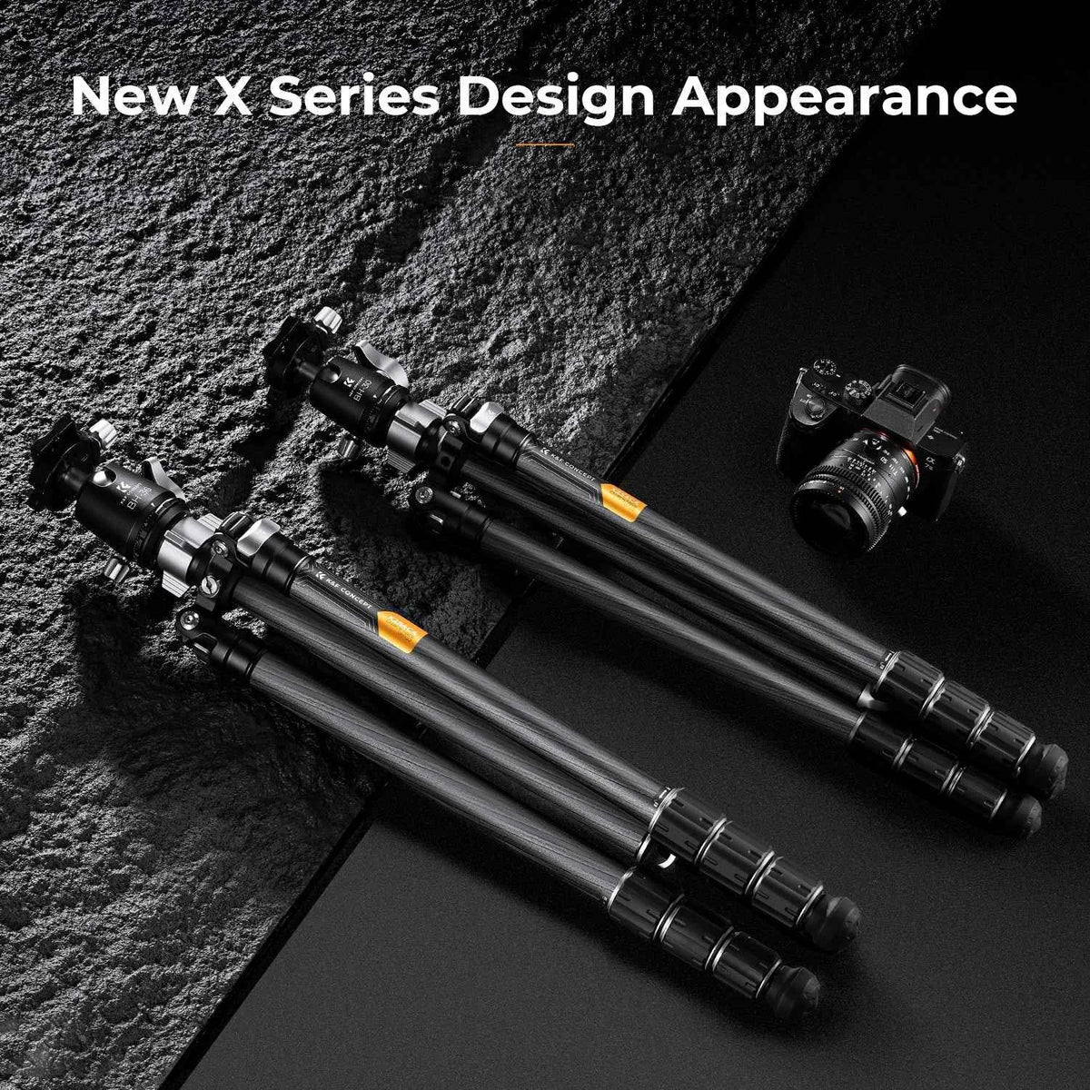 K&F X284C4 Carbon Fibre Tripod with BH-36 Ball Head