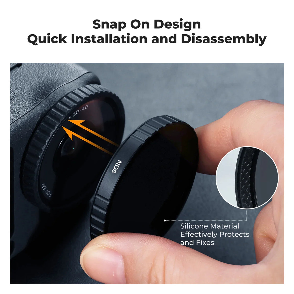 K&F Concept Action Camera Filter - CPL ND8 16 32 64 256