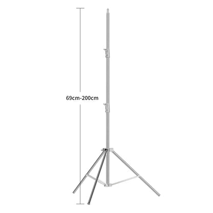 Heavy-Duty Stainless Steel Photography Light Stand