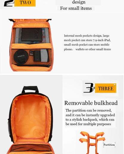 JINNUOLANG 8018 Camera & Laptop Backpack