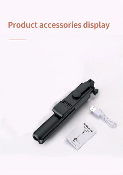Bluetooth Selfie Stick Tripod with Wireless Remote for Smartphones