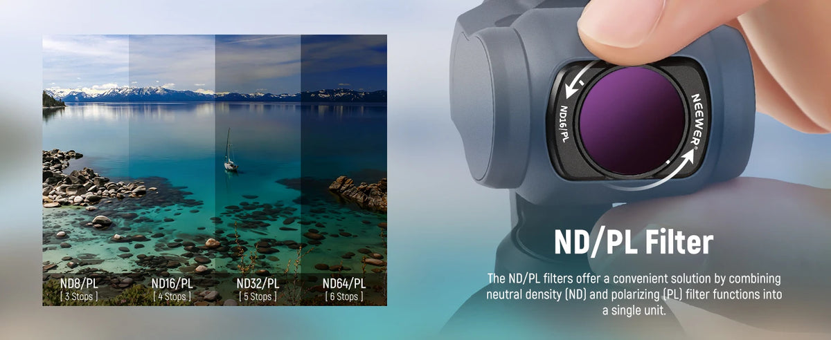 NEEWER ND Filter Set for DJI Osmo Pocket 3