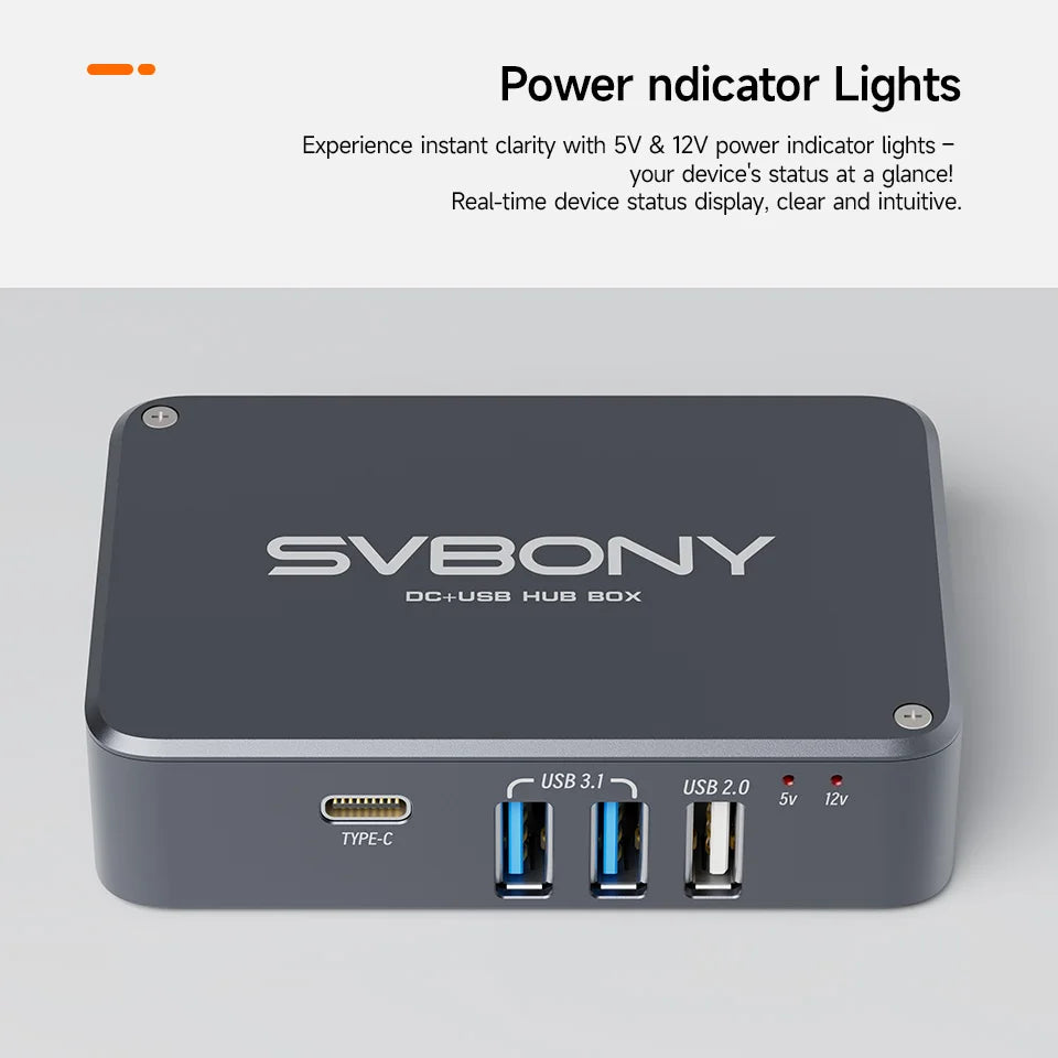 SVBONY SV241 Astronomy DC and USB Hub Box