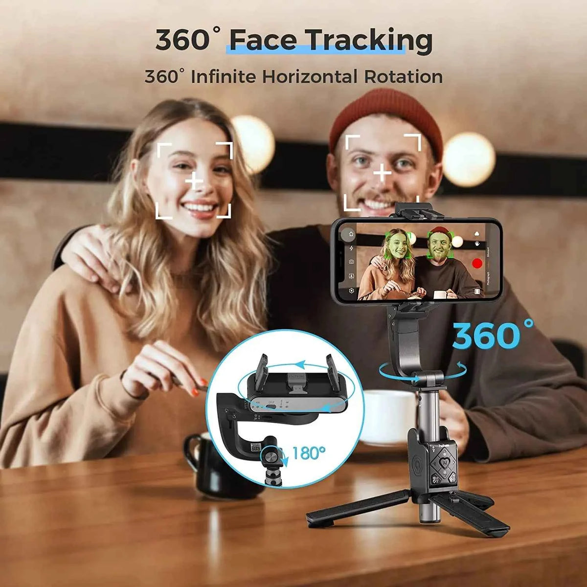 Hohem iSteady Q Smartphone Gimbal and Selfie Stick Tripod