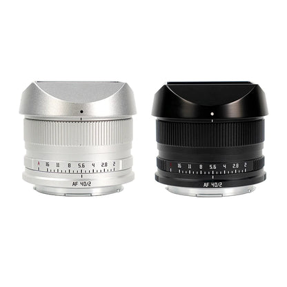 TTArtisan AF 40mm f/2 Full Frame Autofocus Lens