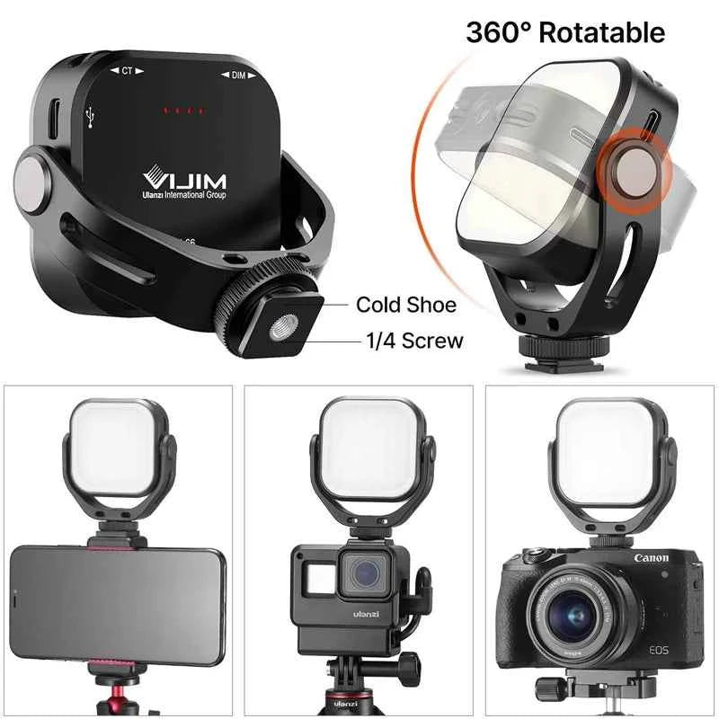 Ulanzi VIJIM VL66 Adjustable LED Video Light