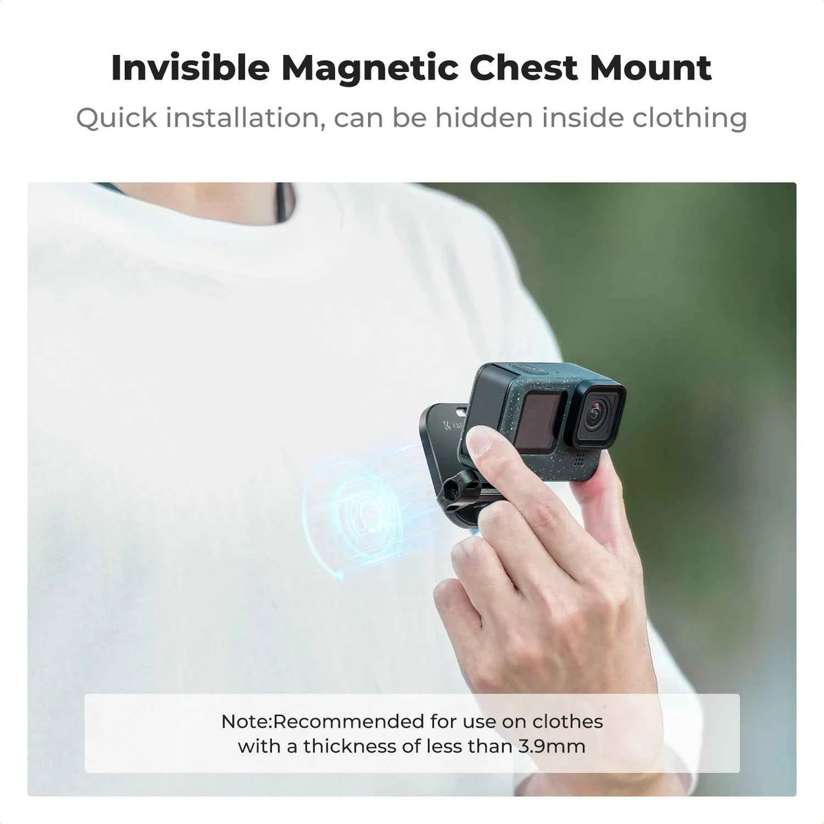 K&F Concept Magnetic Action Camera Neck & Chest Mount