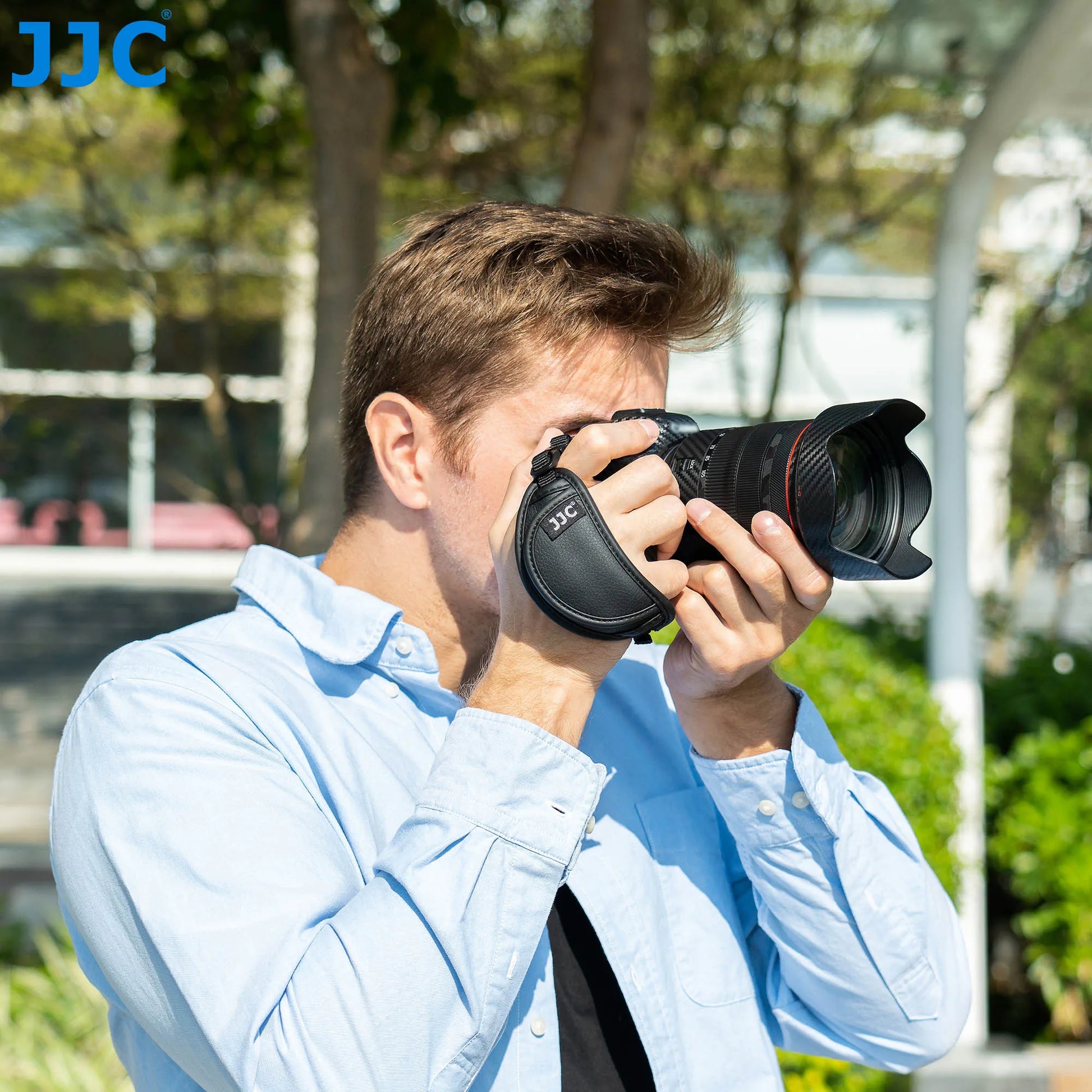 JJC Leather Camera Wrist Strap