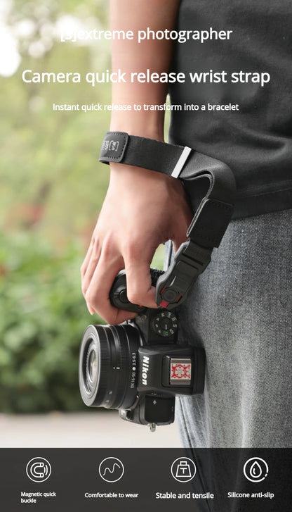 Magnetic Quick Release Camera Wrist Strap