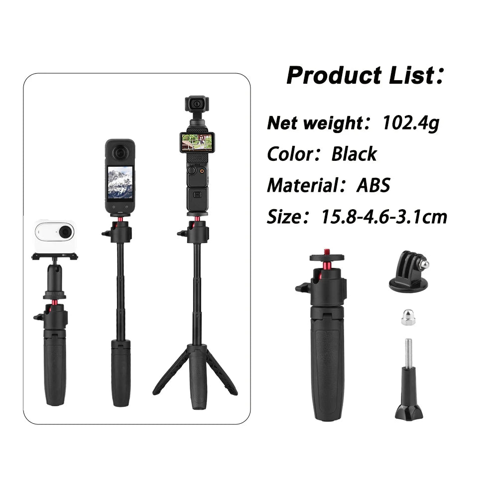 Flymile Action Camera Selfie Stick & Mini Tripod