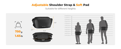 K&F Concept 10L/12L Camera Sling Bag for DSLR & Mirrorless Cameras - 10L Camouflage