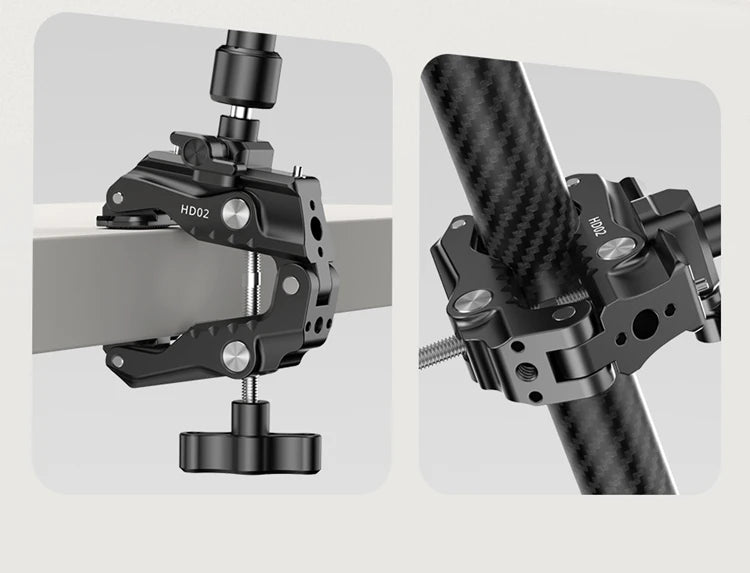 Ulanzi HD02 Super Clamp Kit with 360° Mini Ball Head