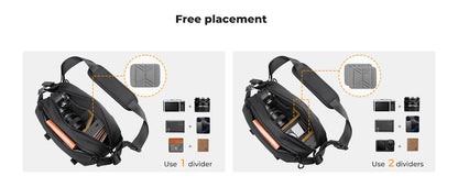 K&F Concept 4L Camera Sling Bag for DSLR & Mirrorless Cameras