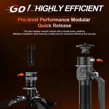 COMAN M1 Pro V5 Carbon Fibre Monopod Tripod
