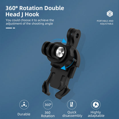 TELESIN 360° Rotating Backpack Strap Camera Mount