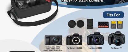 Hard Camera Case for DSLR and Mirrorless Cameras