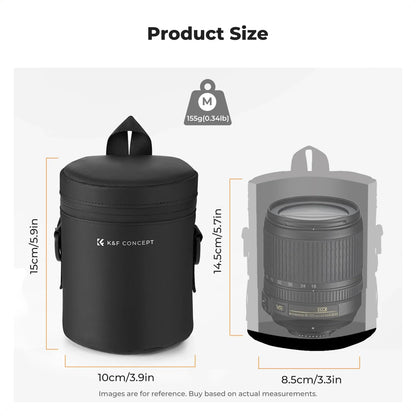 K&F Waterproof Lens Pouch Case