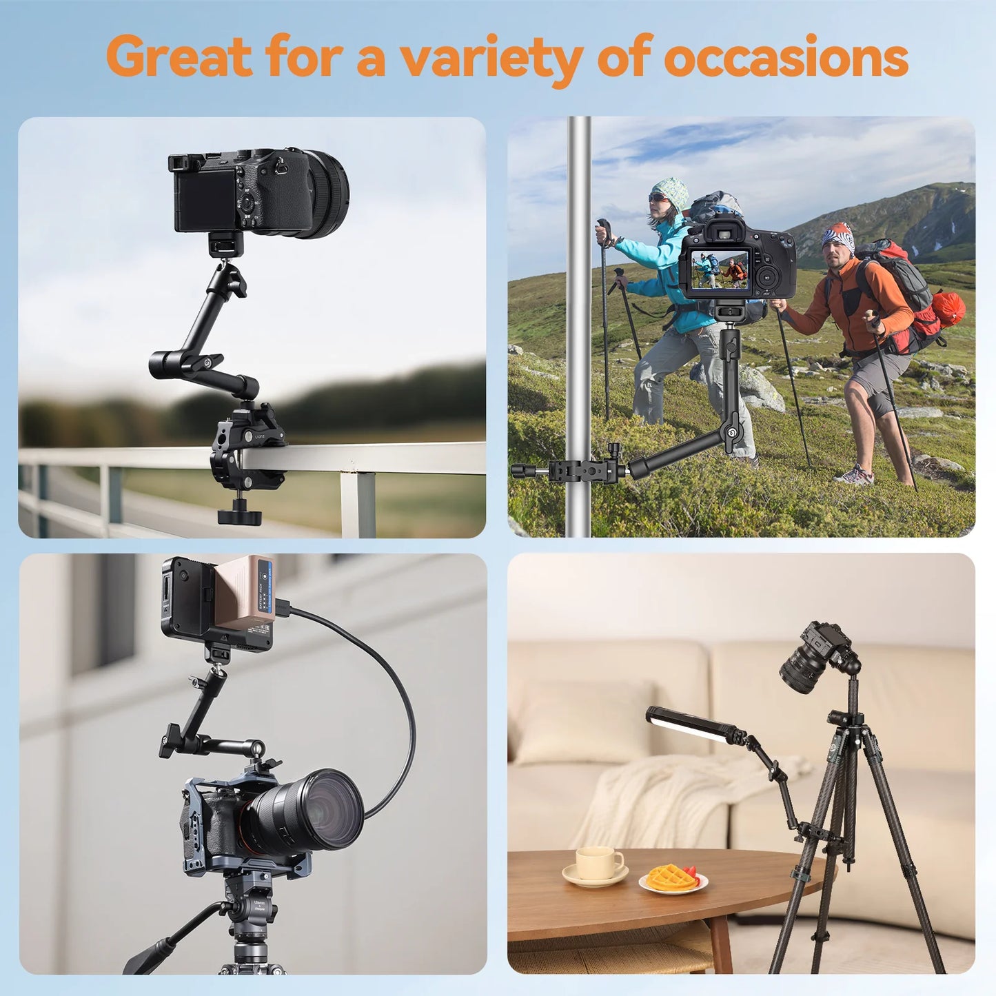 Ulanzi HD02 Super Clamp Kit with 360° Mini Ball Head