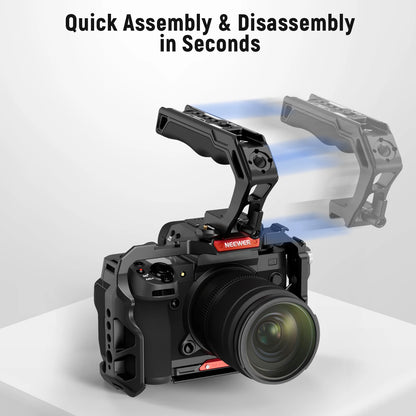 NEEWER Top Handle and NATO Rail Kit for Camera Cages
