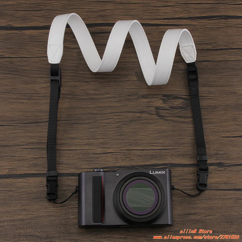 Camera Hub Essentials PU Leather Compact Camera Neck Strap