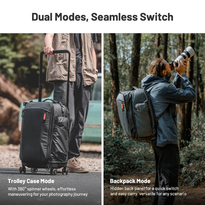 PGYTECH 2-in-1 Roller Camera Backpack