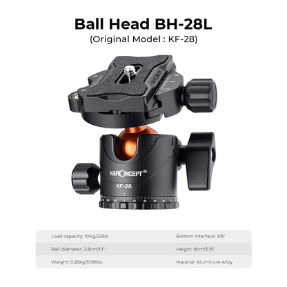 K&F Concept K255A4 68-Inch Aluminium Monopod Tripod
