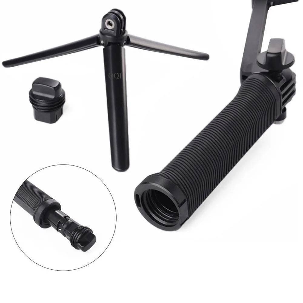 QQT 3-Way Action Camera Selfie Stick and Tripod