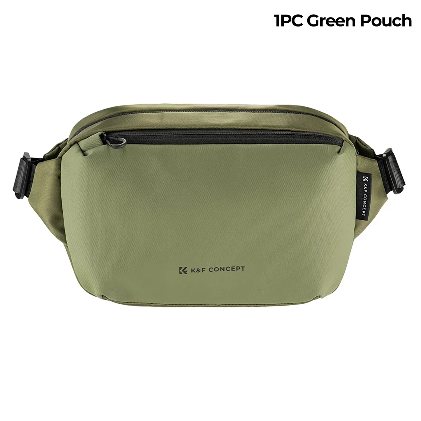 K&F Concept 10L/12L Camera Sling Bag for Cameras & Drones - 10L Green Pouch