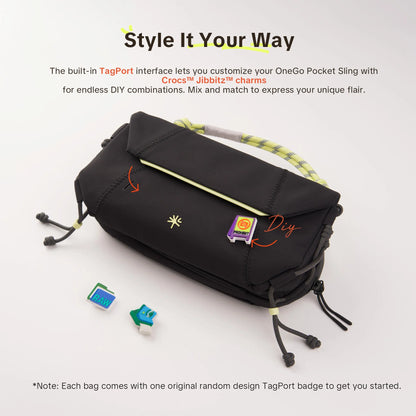 PGYTECH OneGo Pocket Sling Bag for DJI Osmo Pocket 3 & Action Cameras - Lime Green