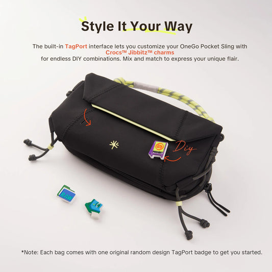 PGYTECH OneGo Pocket Sling Bag for DJI Osmo Pocket 3 & Action Cameras - Lime Green
