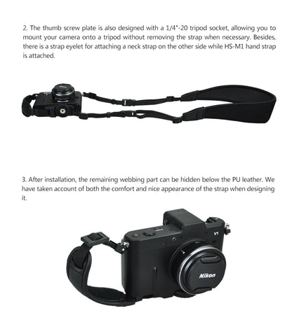 JJC Camera Hand Grip Strap for DSLR and Mirrorless Cameras