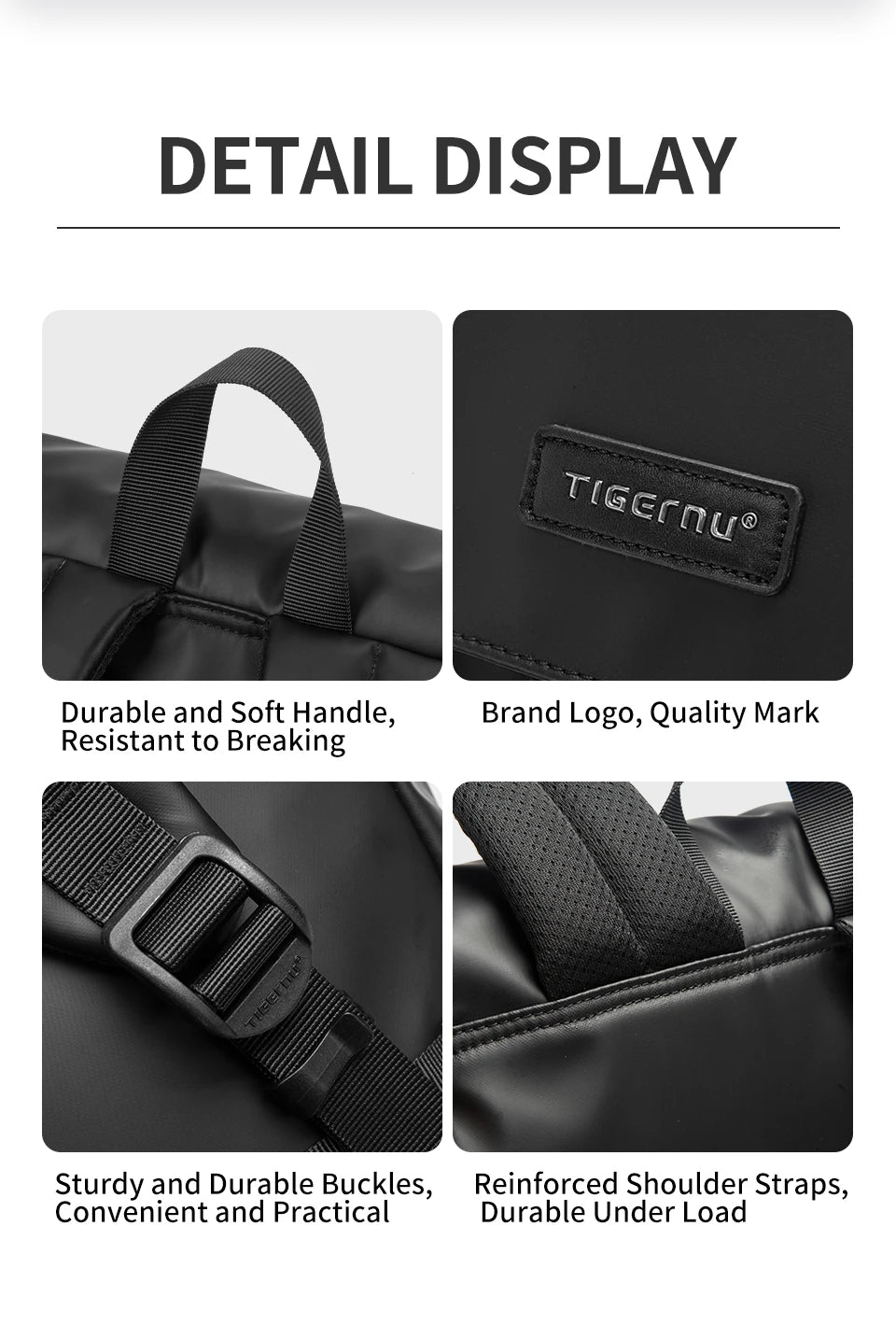 TIGERNU 15.6 Inch Laptop Travel Backpack