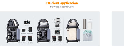 K&F Concept 10L Camera Sling Bag for DSLR & Mirrorless Cameras