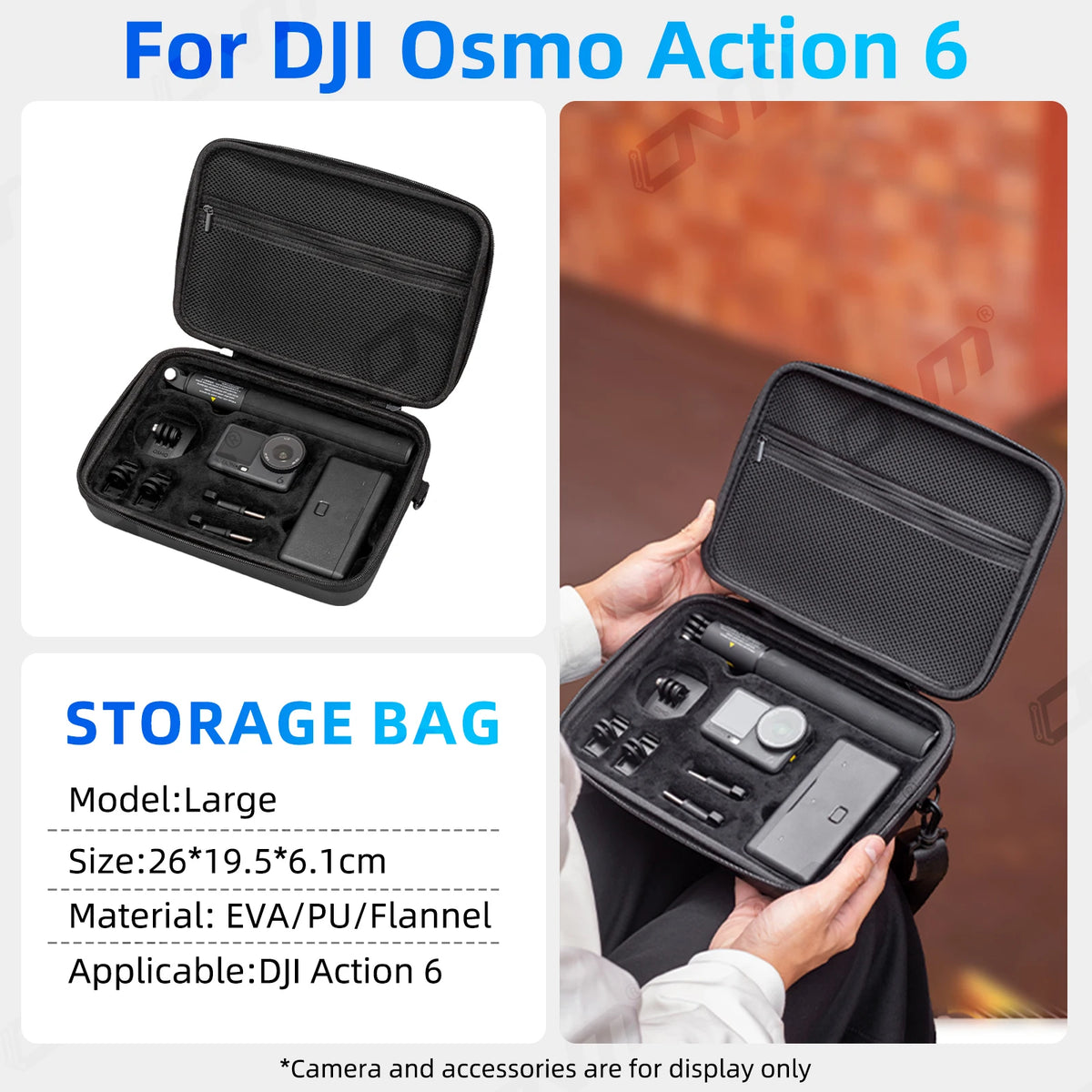 Hard Carrying Case for DJI Osmo Action Cameras