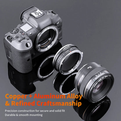 K&F Lens Mount Adapter for Canon EOS R/RF Cameras