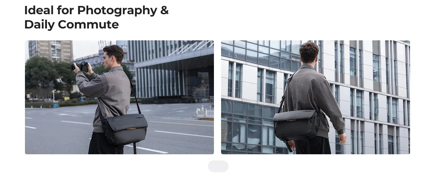 K&F Concept 15L Camera Sling Bag for DSLR & Mirrorless Cameras