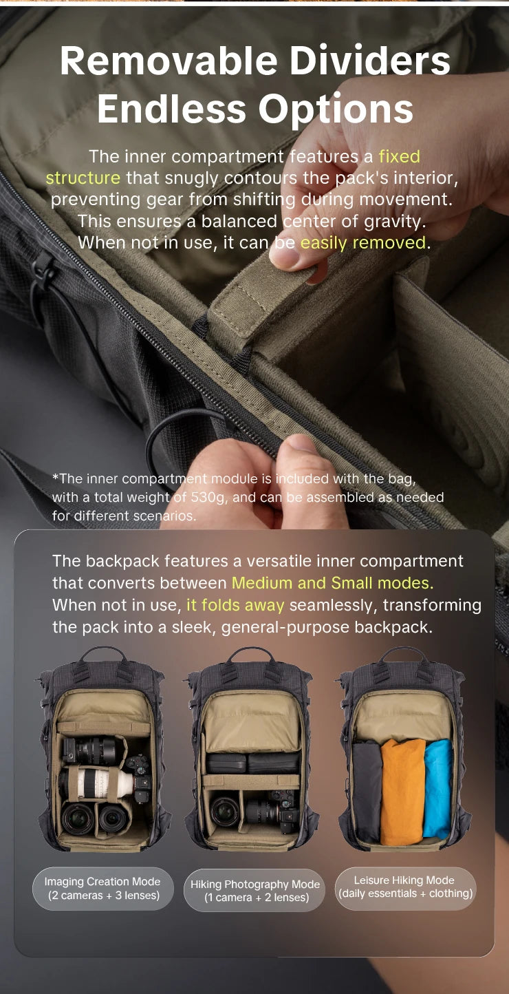 PGYTECH OnePro Ultralight Camera Backpack