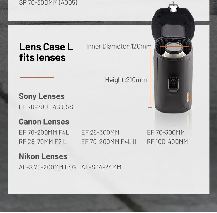 PGYTECH Telephoto Lens Bag M / L